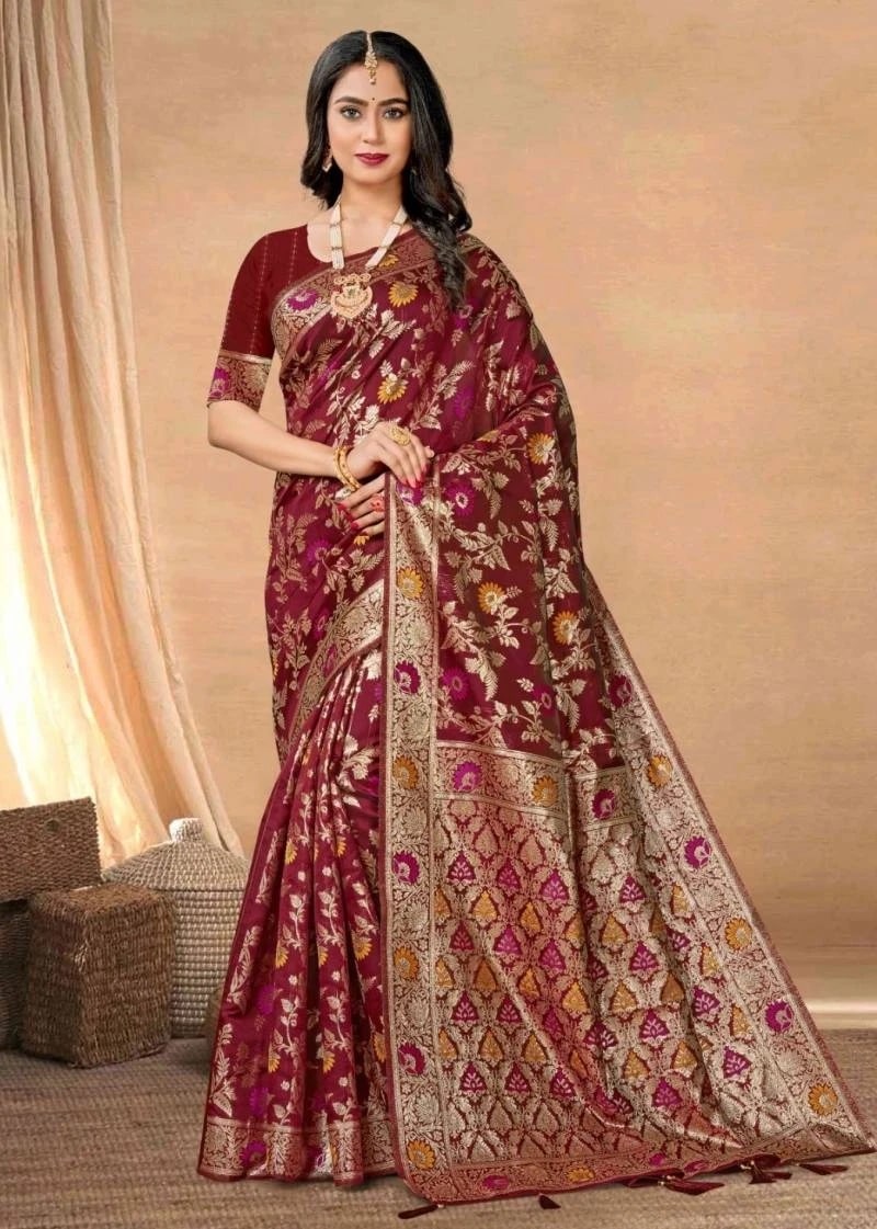 Ronisha Mahi Designer Banarasi Silk Saree Collection