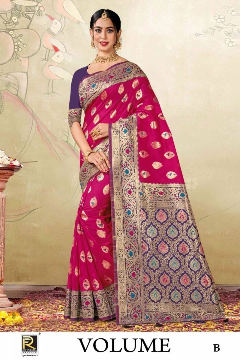 Ronisha Volume Wedding Banarasi Silk Saree Collection