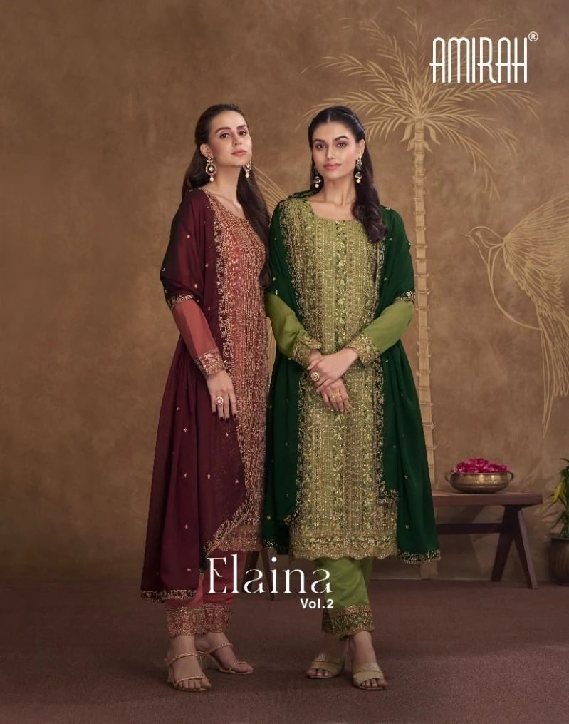 Amirah Elaina Vol 2 Silk Designer Salwar Kameez Collection