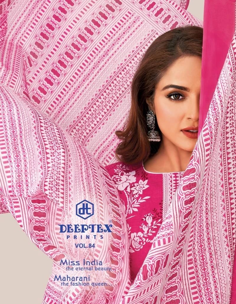 Deeptex Miss India Vol 84 Regular Wear Printed Dress Material