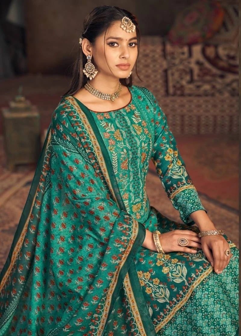 Radhika Azara Qurbat Cotton Printed Dress Material Collection