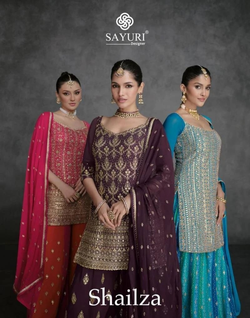 Sayuri Shailza Designer Georgette Salwar Kameez Collection