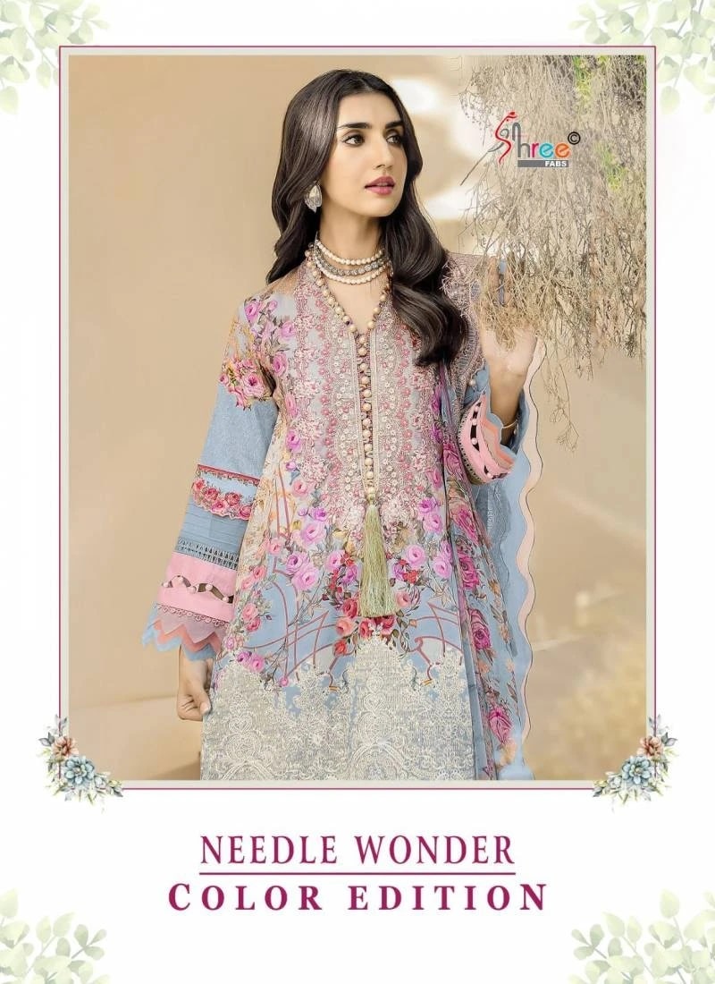 Shree Needle Wonder Color Edition Cotton Pakistani Suits Wholesale