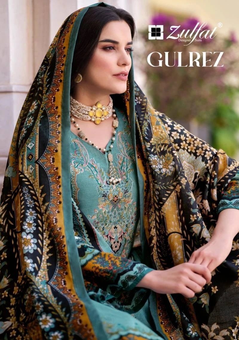Zulfat Gulrez Exclusive Designer Cotton Dress Material Collection
