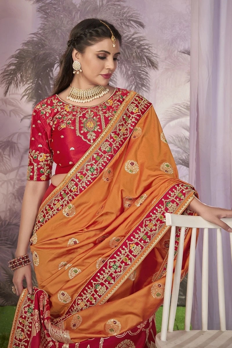 Manohari Hit Colour 42 Embroidery Banarasi Silk Saree Collection