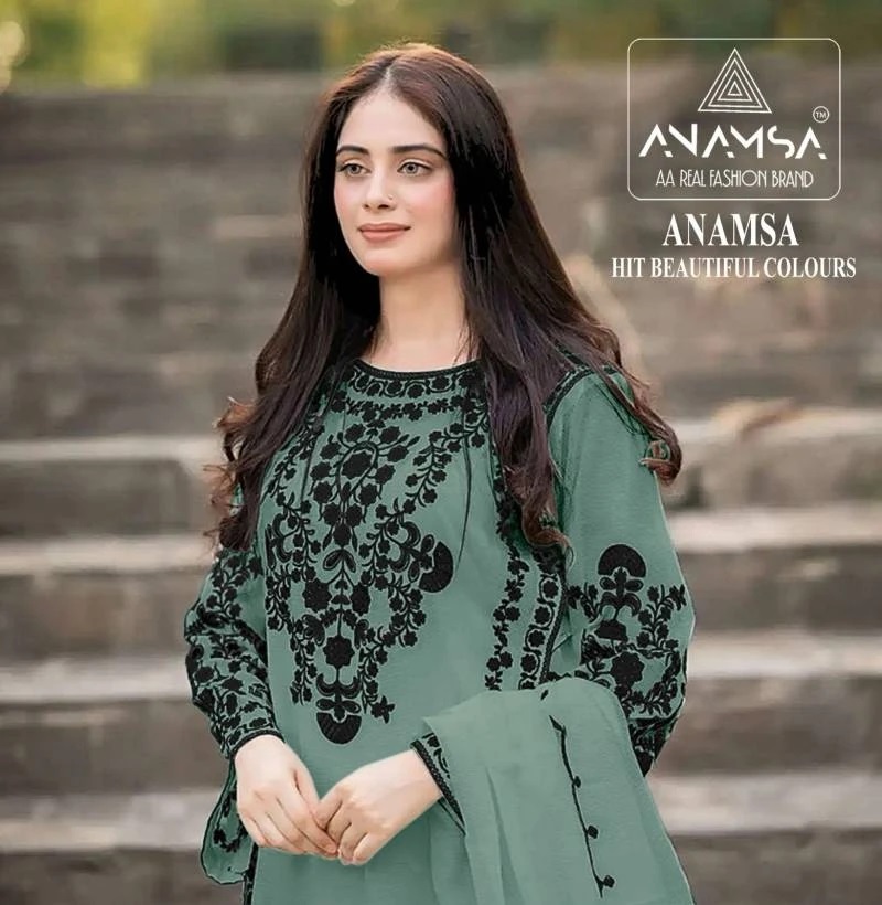 Anamsa 247 A to D Georgette Pakistani Suit Collection