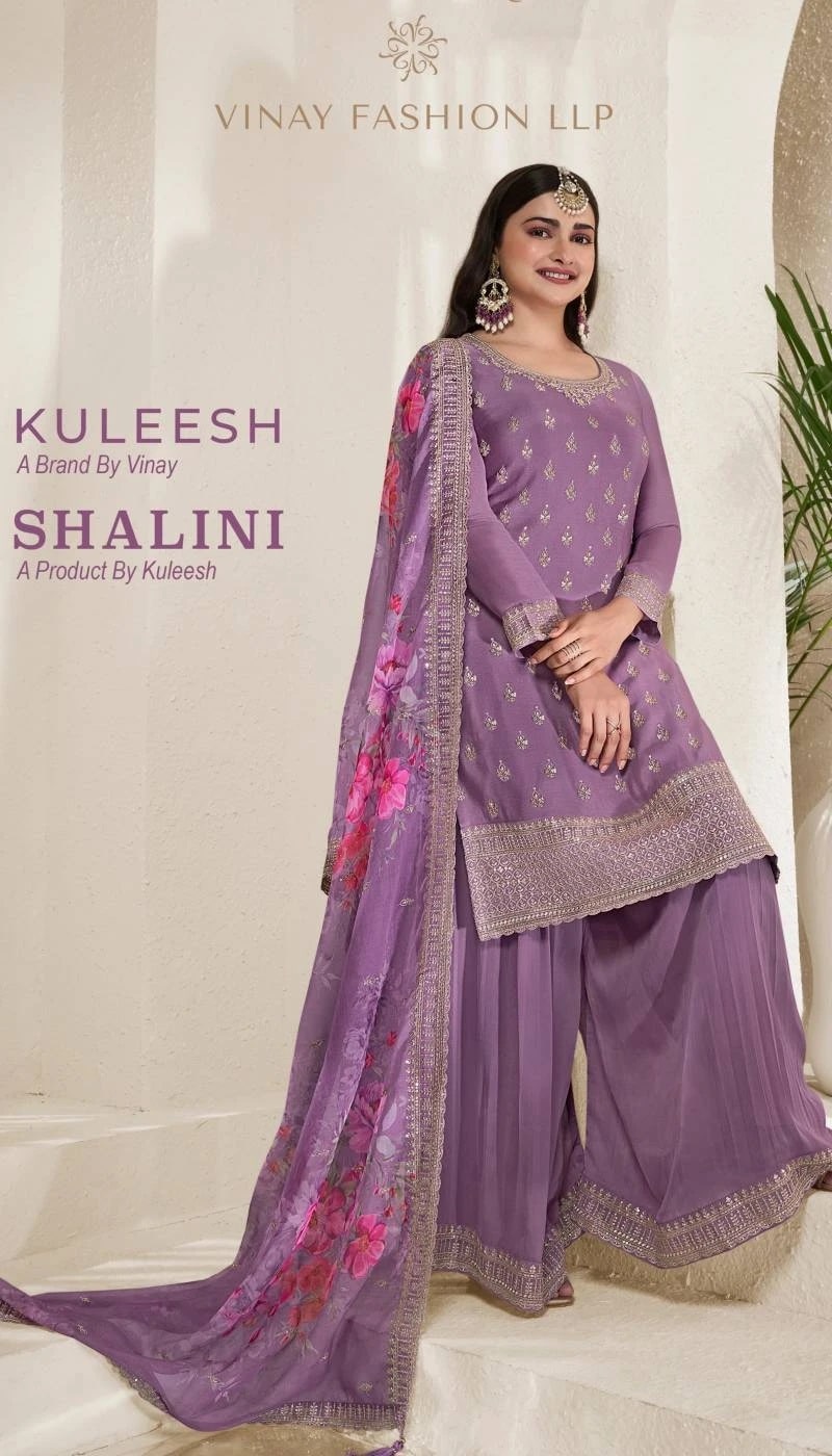 Vinay Kuleesh Shalini Embroidered Salwar Suit Collection