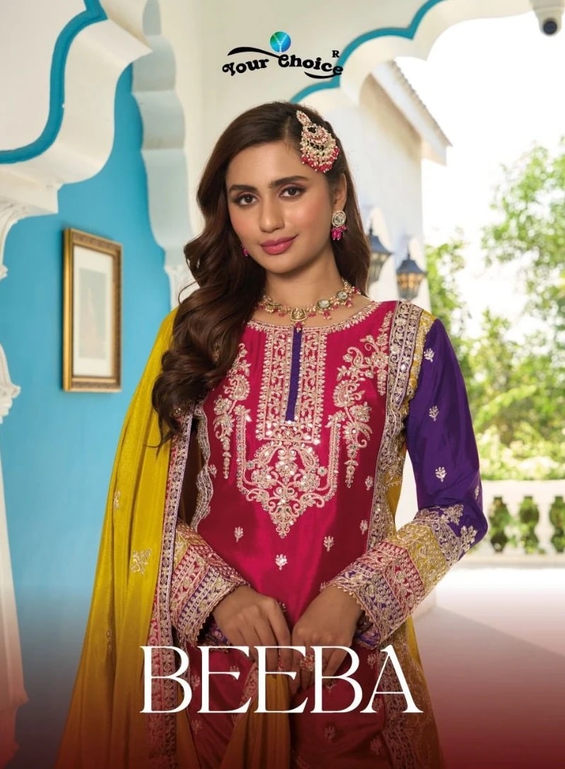 Your Choice Beeba Fancy Chinon Designer Salwar Suit Collection