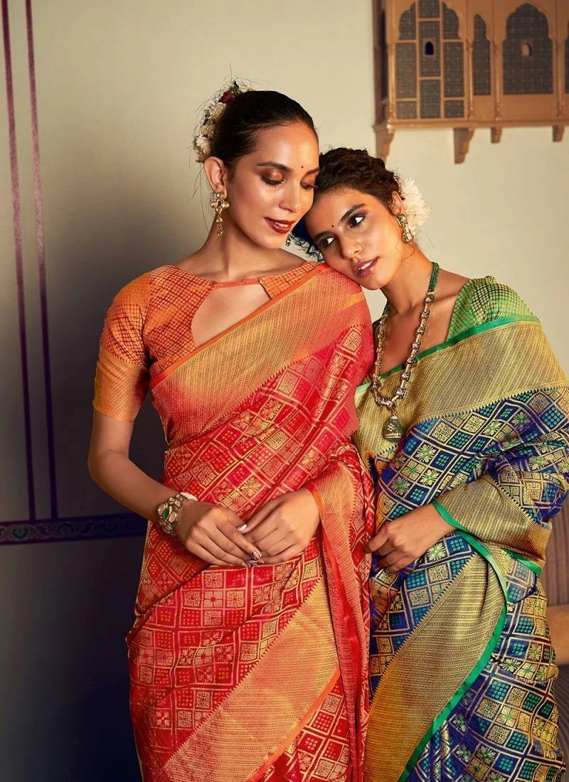 Maahi 126 Party Wear Designer Patola Silk Saree Wholesale Saree marekt In  india