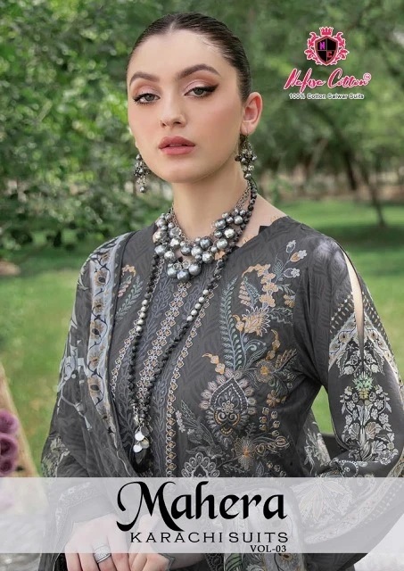 Nafisa Mehra Karachi Vol 3 Printed Pure Cotton Dress Material Collection