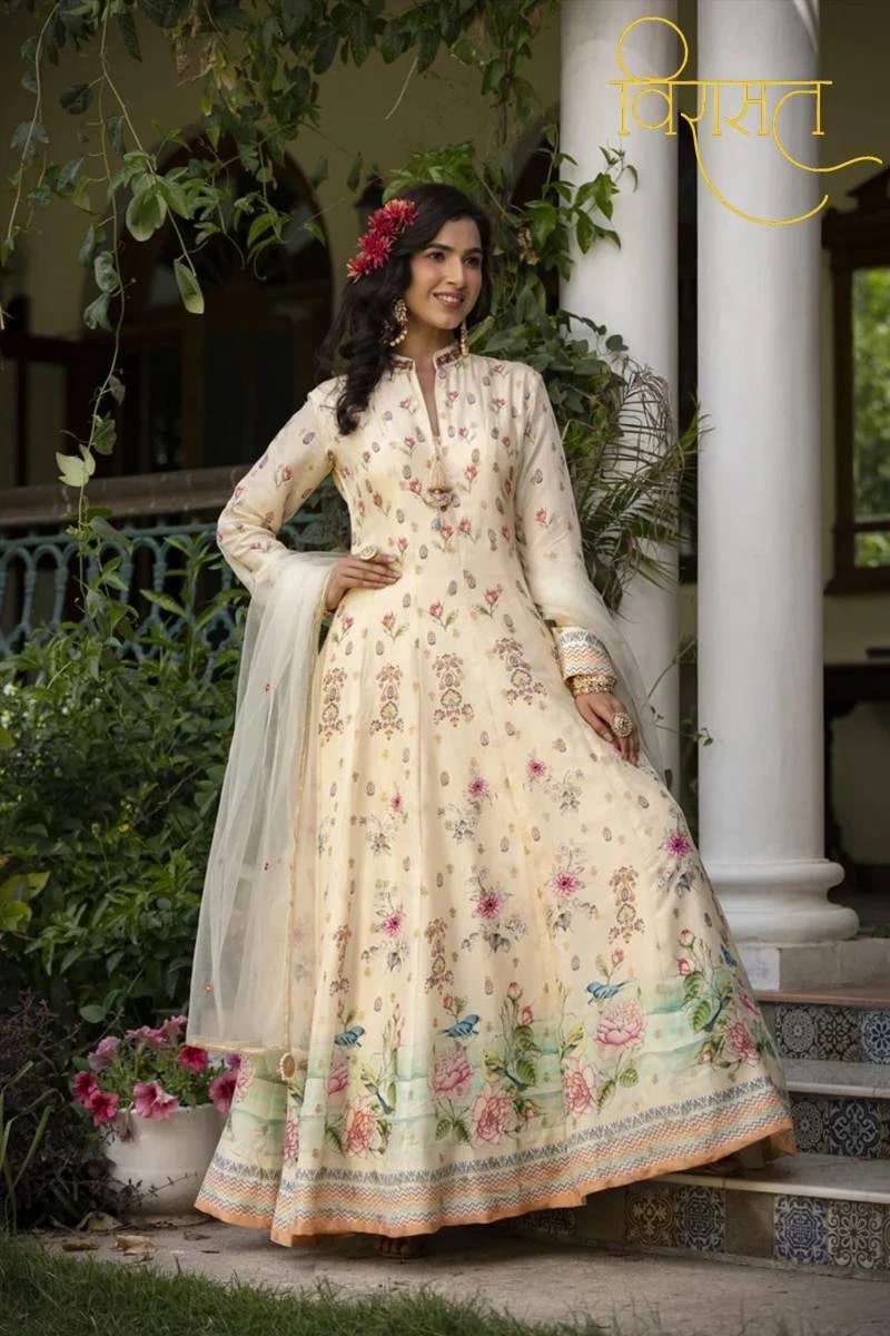 Virasat Bela Exclusive Jacquard Designer Gown Collection