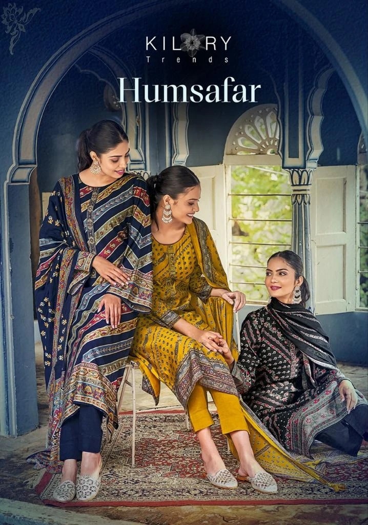 Kilory Humsafar Muslin Digital Printed Dress Material Collection
