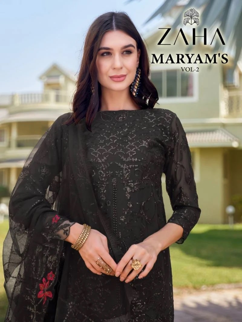 Zaha Maryams Vol 2 Pakistani Salwar Suit Collection
