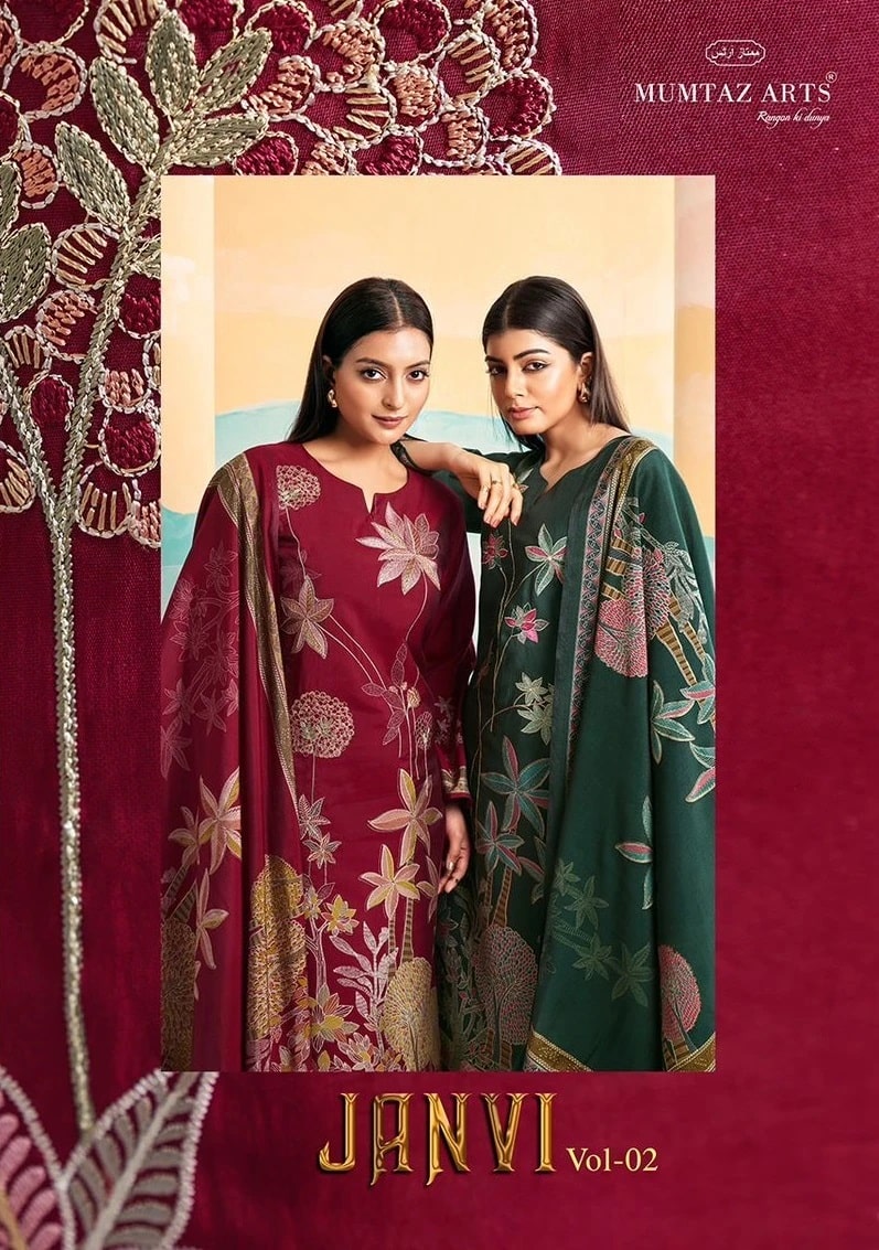 Mumtaz Janvi Vol 2 Exclusive Digital Printed Dress Material Collection