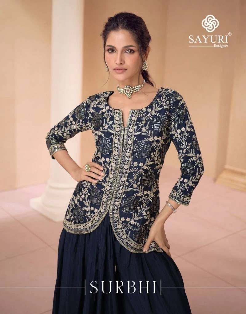 Sayuri Surbhi Real Chinon Designer Salwar Suits Collection