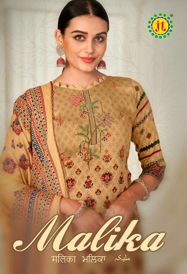 Jt Malika Exclusive Cotton Dress Material Wholesale