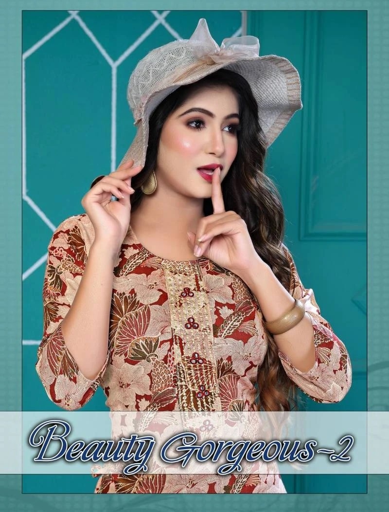 Beauty Gorgeous Vol 2 Sequence Work Kurti Collection