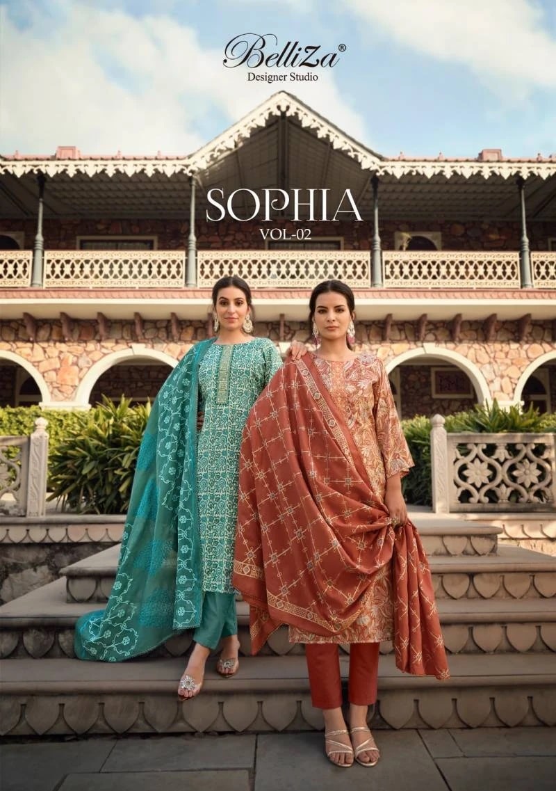 Belliza Sophia Vol 2 Cotton Printed Dress Material Collection