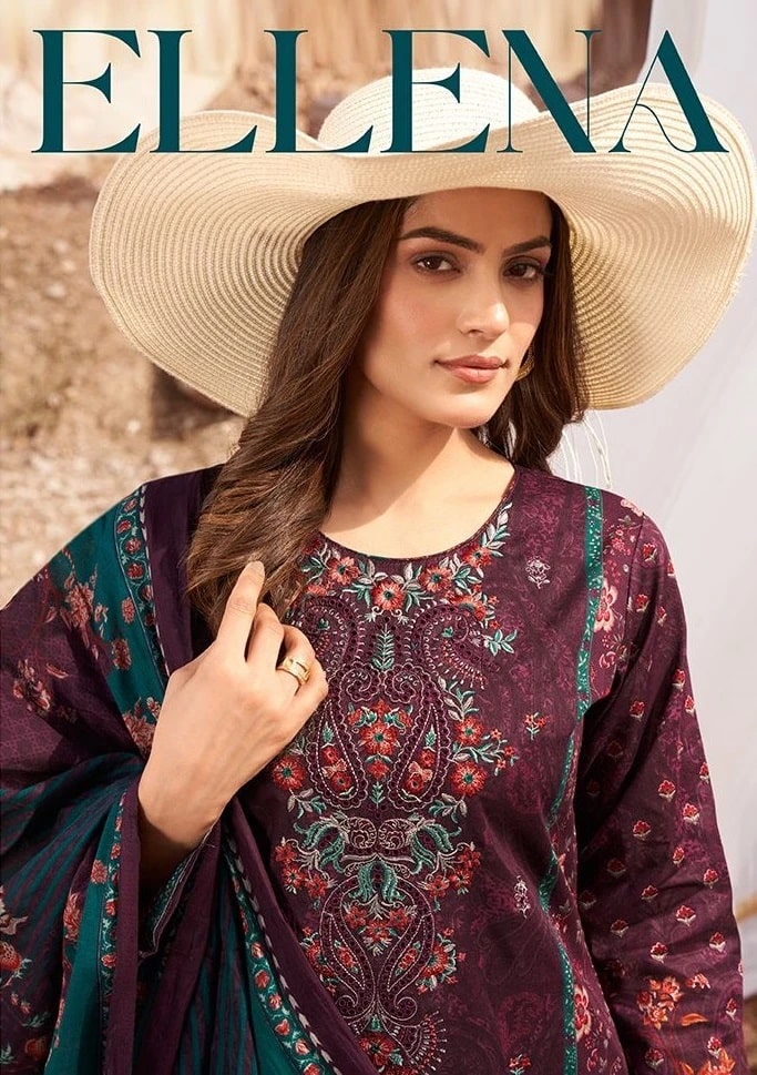 Mumtaz Ellena Karachi Cotton Designer Salwar Suits Collection