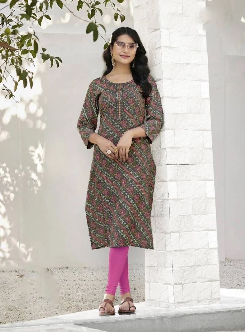 Gardencity 1001 To 1010 Daily Wear Straight Cut Kurti Collection