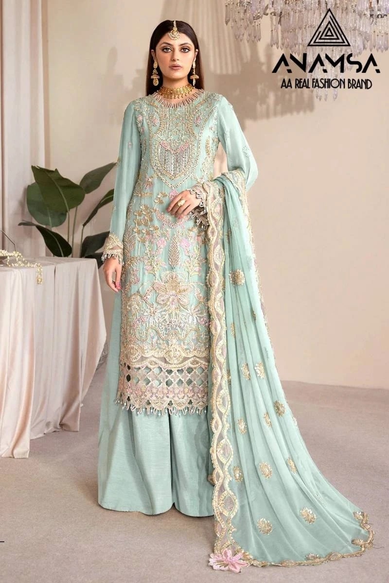 Anamsa 422 Designer Pakistani Suits Wholesale