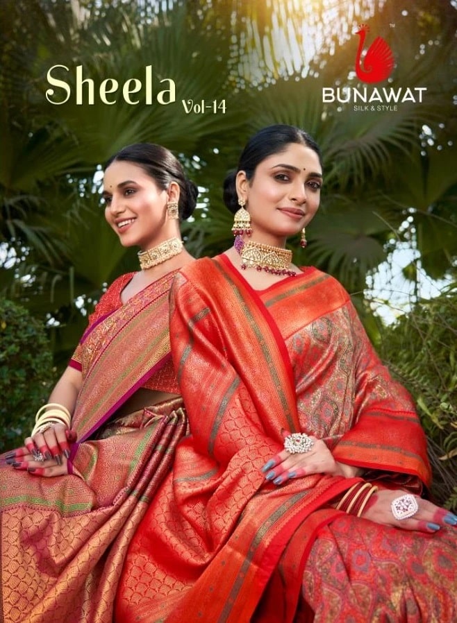 Bunawat Sheela Vol 14 Wedding Banarasi Silk Saree Collection