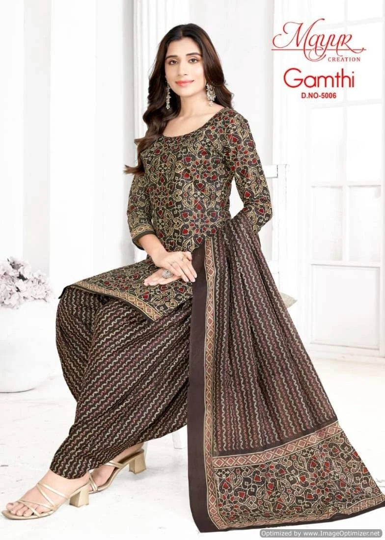Mayur Gamthi Vol 5 Pure Cotton Regular Wear Dress Material Collection