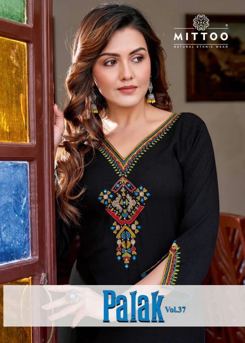 Mittoo Palak Vol 37 Embroidery Kurti Collection