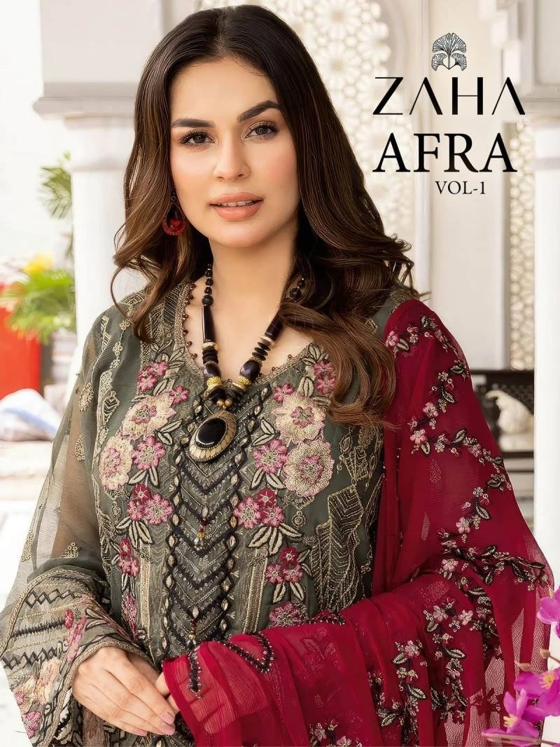 Zaha Afra Vol 1 Pakistani Salwar Kameez Collection