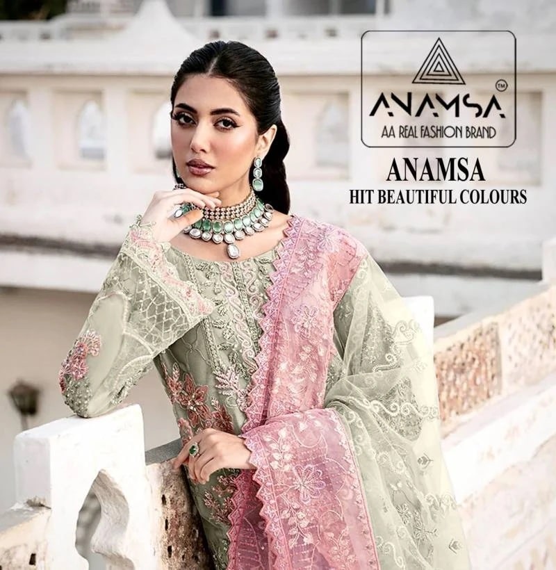 Anamsa 298 A To D Hits Pakistani Salwar Kameez Collection