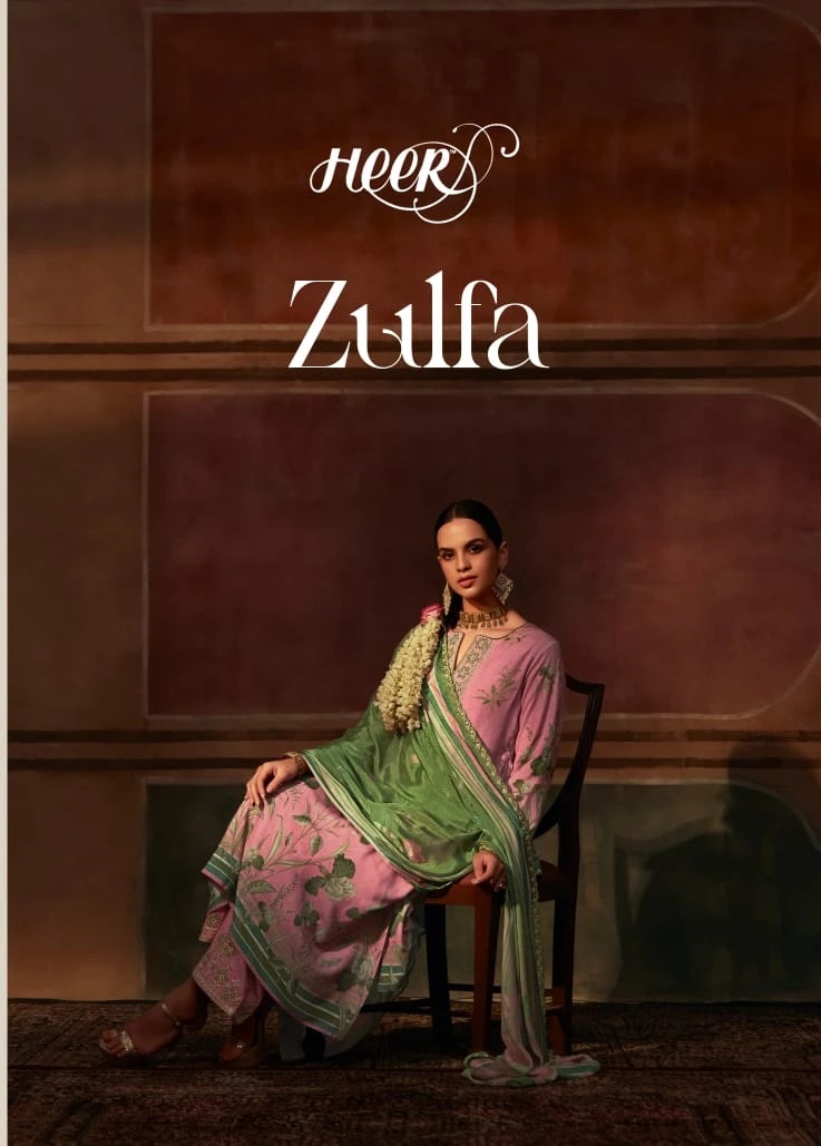 Kimora Heer Zulfa Maslin Printed Salwar Suits Collection