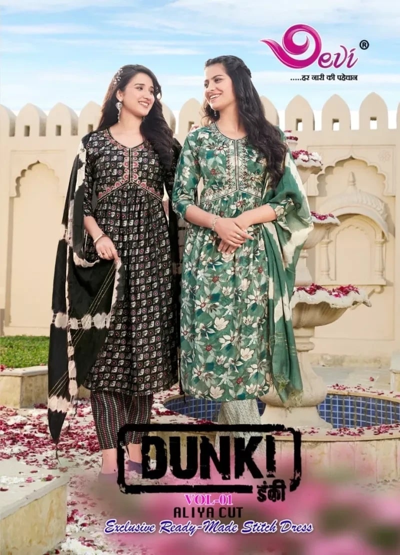 Devi Dunki Vol 1 Aila Cut Ready Made Dress Collection