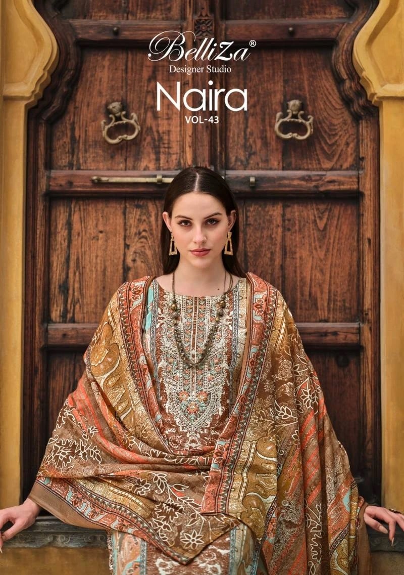 Belliza Naira Vol 43 Designer Cotton Dress Material