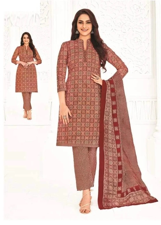 Pranjul Priyanka Vol 22 Printed Cotton Ready Made Dress Collection