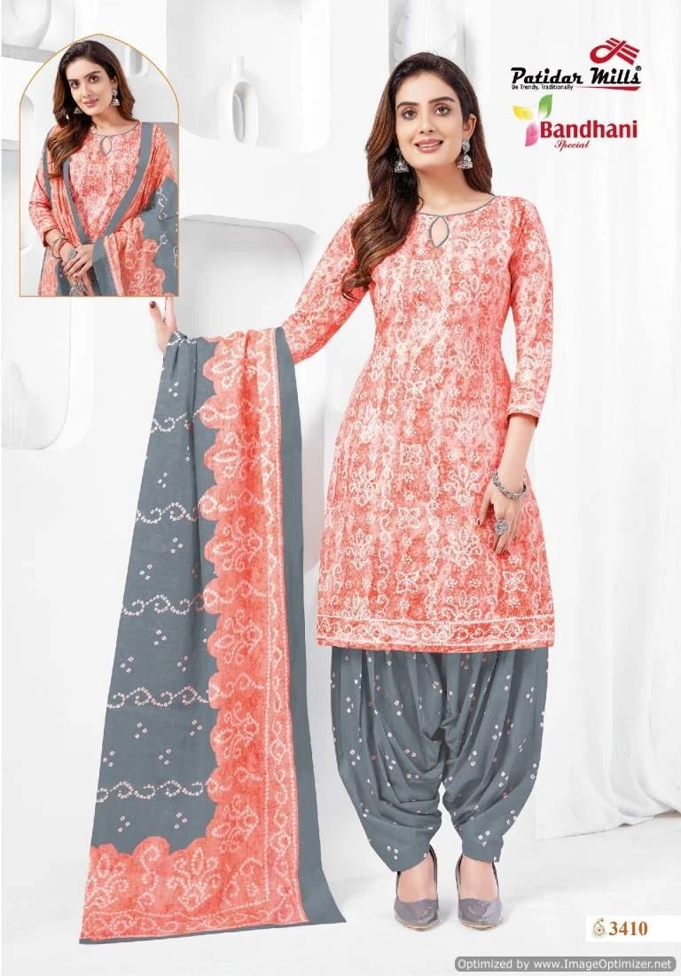 Patidar Bandhani Special Vol 34 Cotton Dress Material Collection