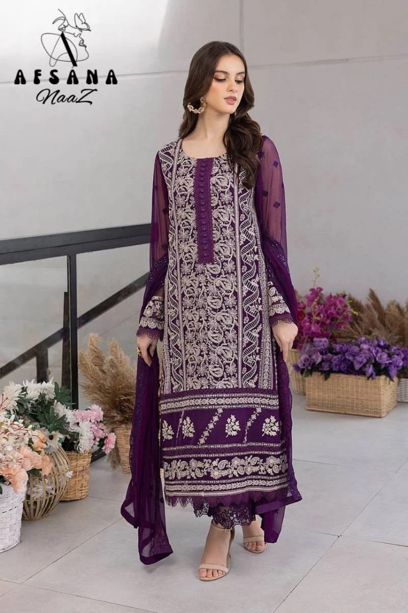 Afsana Naaz Embroidered Pakistani Readymade Suits Collection