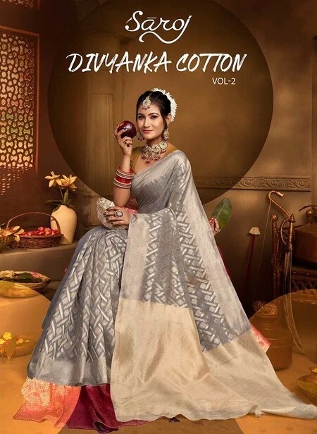 Saroj Divyanka cotton Vol 2 Designer Pure Cotton Saree Collection