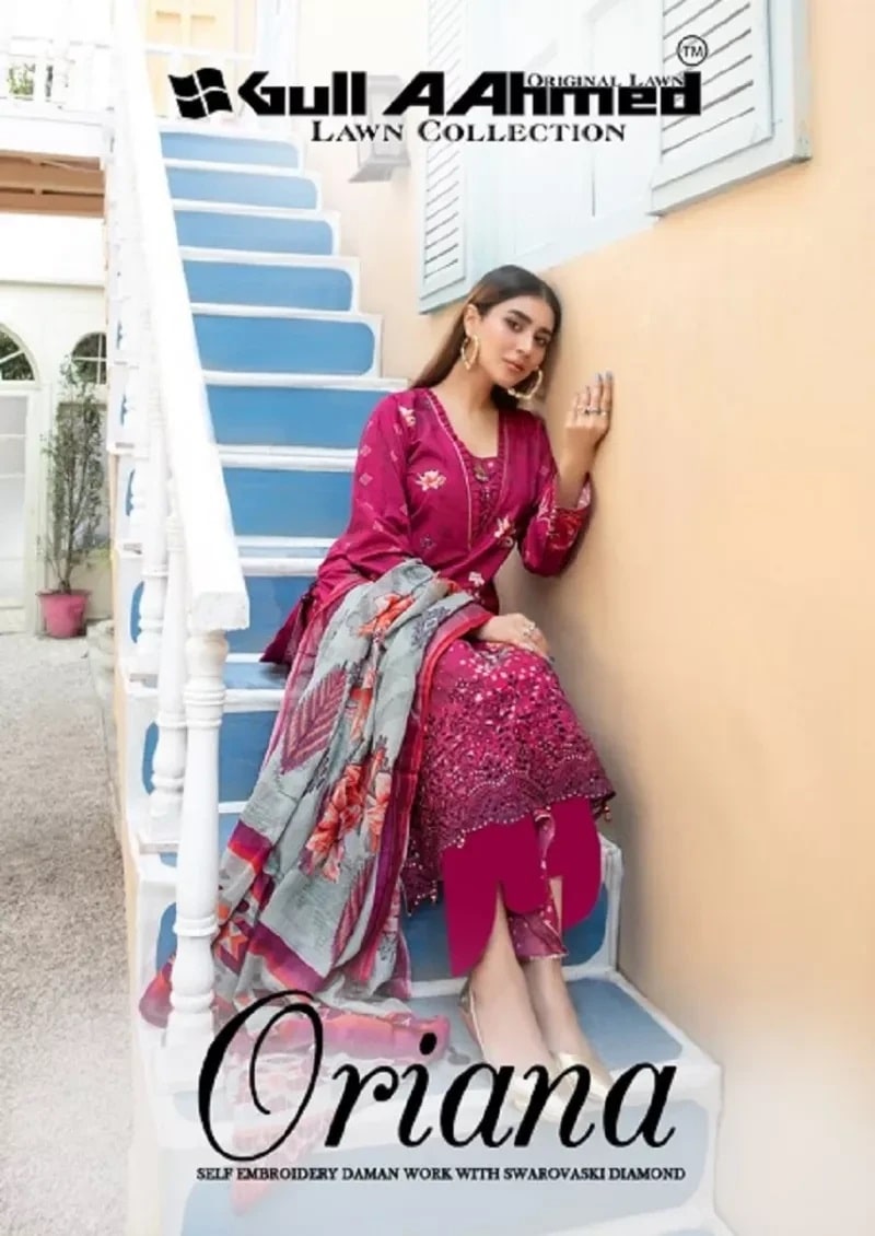 Gull A Ahmed Oriana Vol 1 Embroidery Dress Material Collection