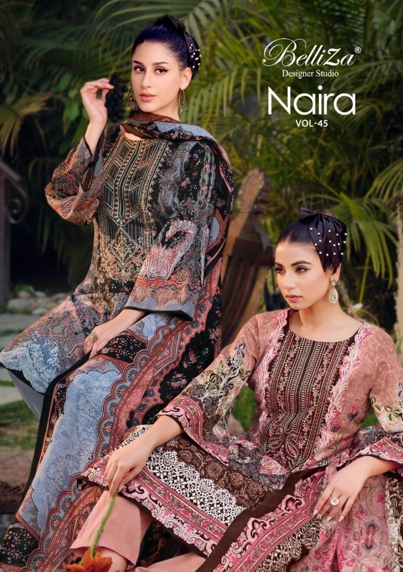 Belliza Naira Vol 45 Cotton Exclusive Dress Material Collection