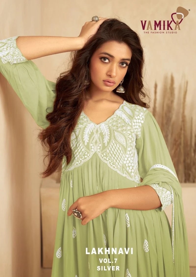 Vamika Lakhnavi Vol 7 Exclusive Designer Readymade Dress Collection