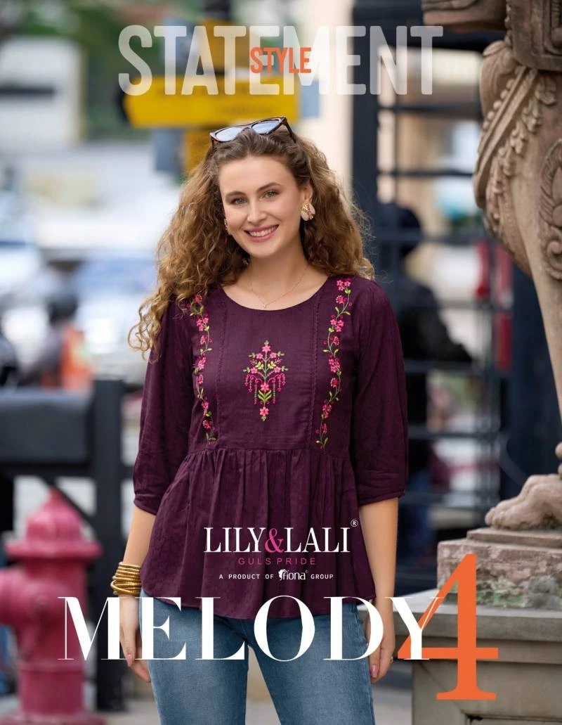 Lily And Lali Melody Vol 4 Fancy Wester Top Collection