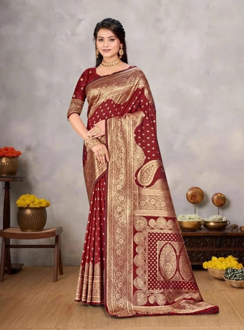 Ronisha Saloni Wedding Banarasi Silk Saree Collection
