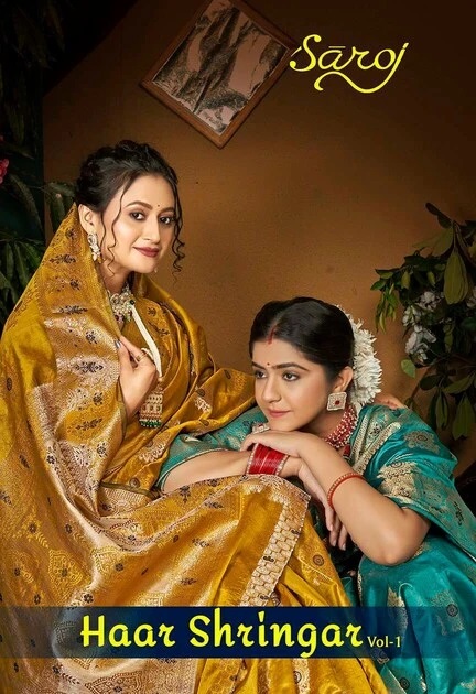 Saroj Haar Shringar Vol 1 Silk Wedding Saree Collection