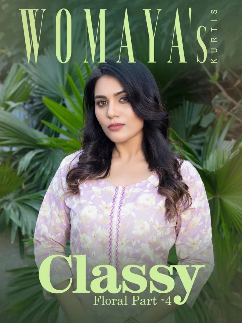 Womaya Classy Floral Part 4 Designer Kurti Bottom With Dupatta Collection
