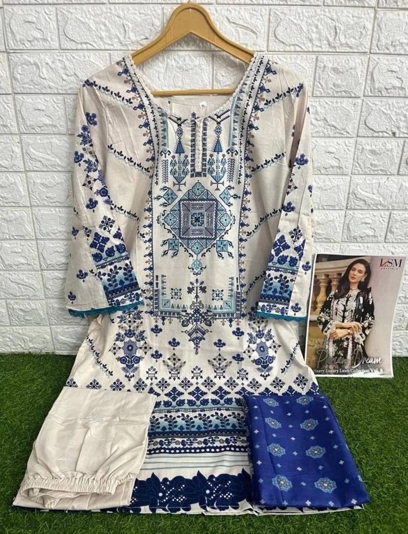 Lsm Parian Dream Vol 8 Ready Made Dress Cotton Collection