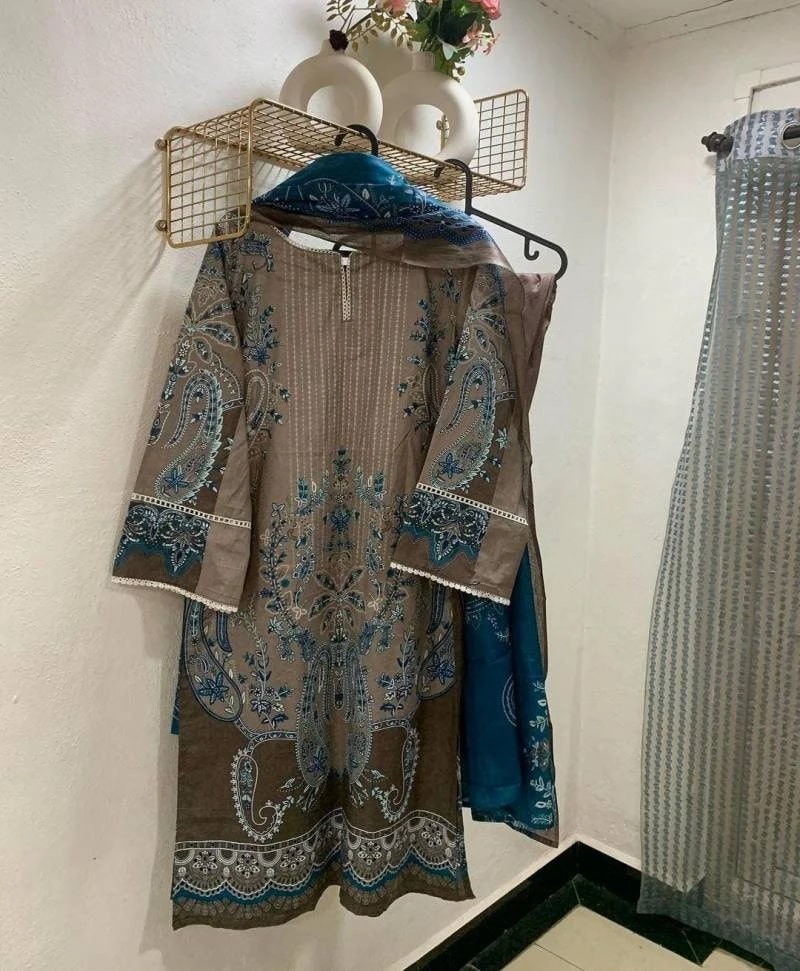 Jade Chevron Vol 5 Ready Made Lawn Cotton Pakistani Suits