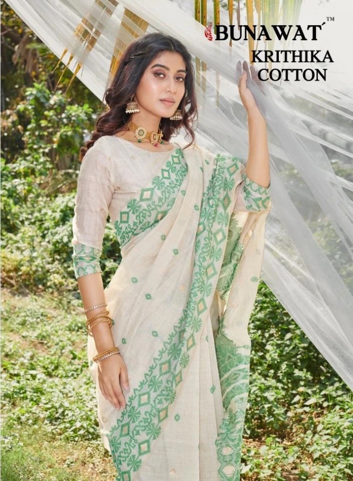 Bunawat Krithika Pure Cotton Silk Saree Collection