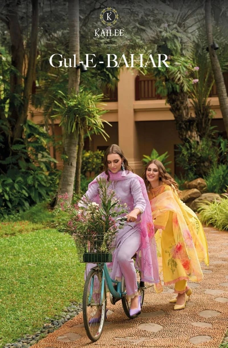 Kailee Gul E Bahar Cotton Designer Kurti Pant With Dupatta Collection