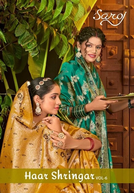Saroj Haar Shringar Vol 6 Wedding Silk Saree Collection