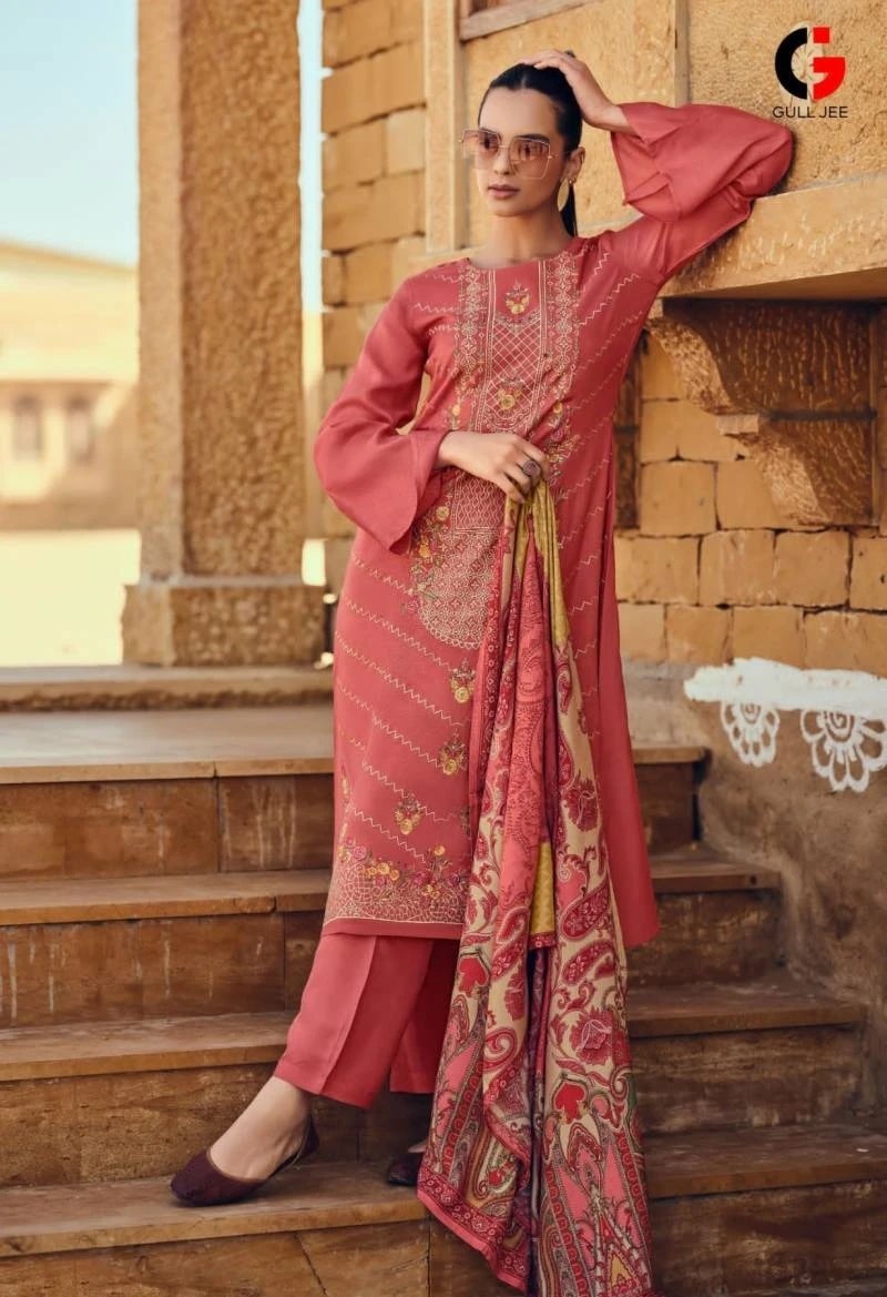 Gull Jee Ekans Masleen Embroidery Work Salwar Suits Collection